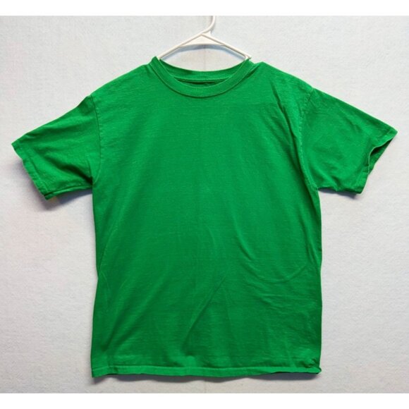 Fruit of the Loom Boys Tee T-Shirt Green Short Sleeve Crew Neck Size XXL - Picture 1 of 7